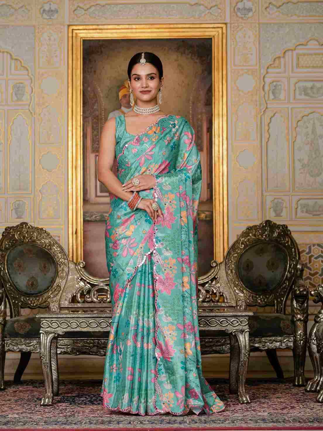 Dc-01 By Fashid Wholesale 01 To 02 Series Indian Traditional Wear Collection Beautiful Stylish Fancy Colorful Party Wear & Occasional Wear Heavy Chinnon Sarees At Wholesale Price