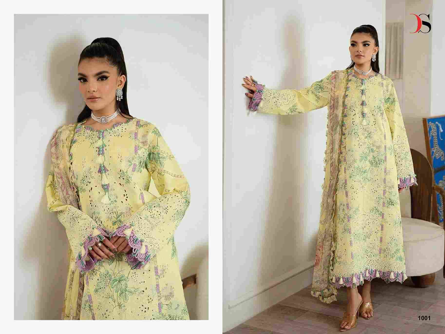 Jade Premium By Deepsy Suits 1001 To 1008 Series Pakistani Stylish Beautiful Colourful Printed & Embroidered Party Wear & Occasional Wear Pure Cotton Dresses At Wholesale Price