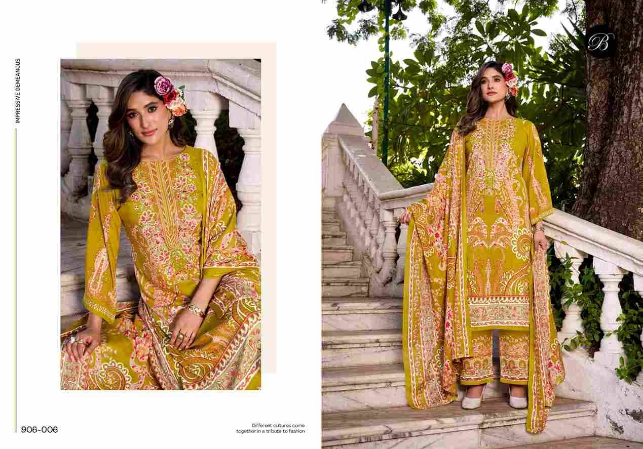 Dilshad Vol-5 By Belliza 906-001 To 906-008 Series Beautiful Festive Suits Stylish Fancy Colorful Casual Wear & Ethnic Wear Pure Viscose Rayon Print Dresses At Wholesale Price