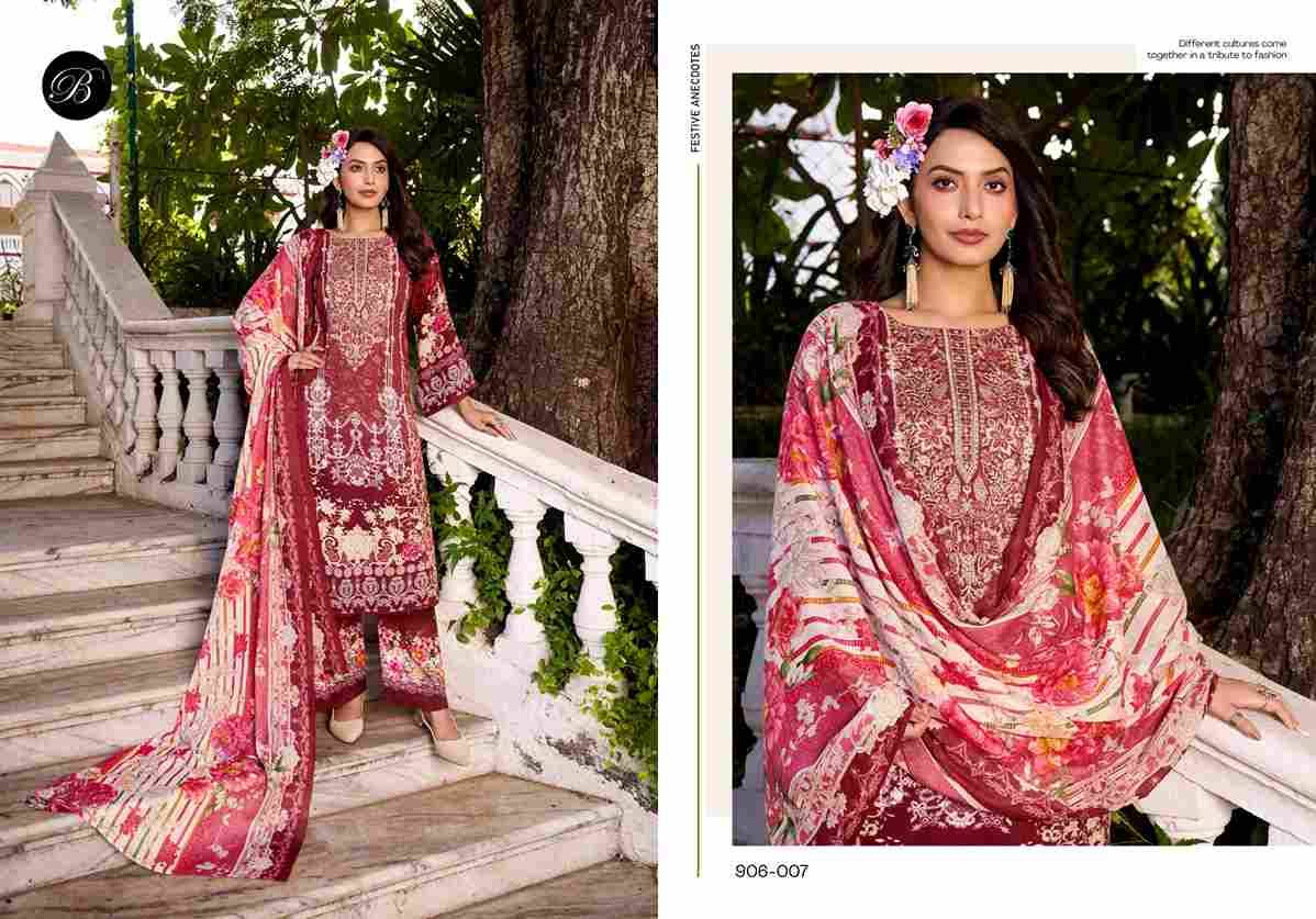 Dilshad Vol-5 By Belliza 906-001 To 906-008 Series Beautiful Festive Suits Stylish Fancy Colorful Casual Wear & Ethnic Wear Pure Viscose Rayon Print Dresses At Wholesale Price