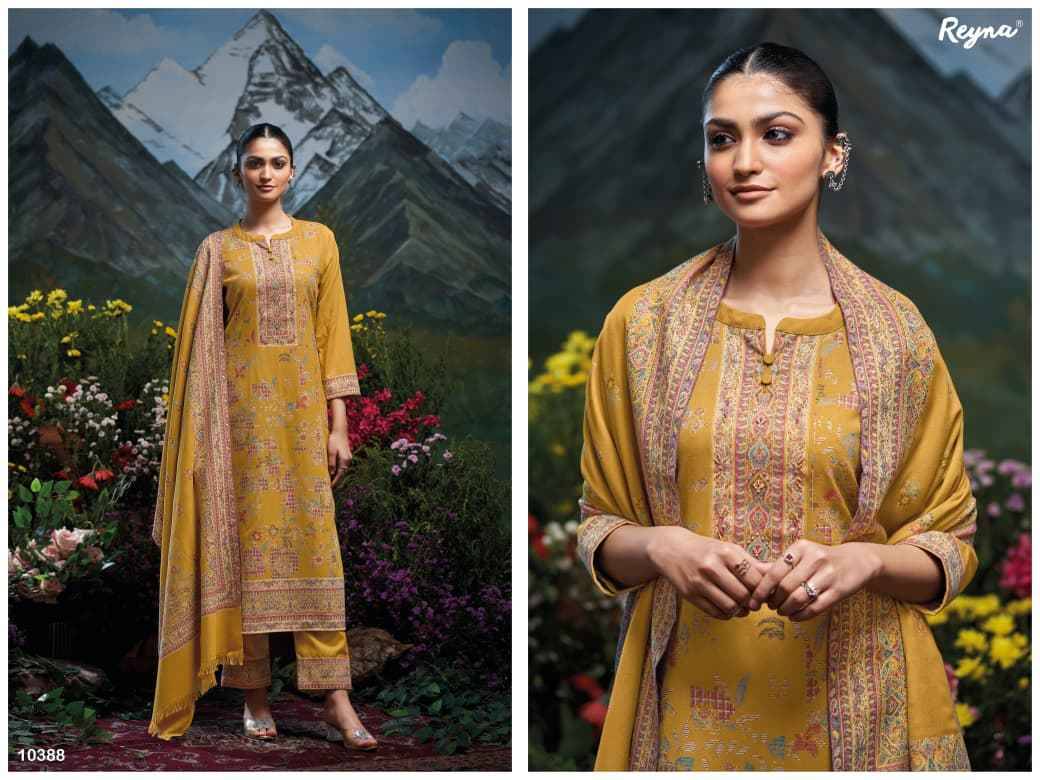 Florica By Reyna 10388 To 10393 Series Beautiful Festive Suits Colorful Stylish Fancy Casual Wear & Ethnic Wear Pure Pashmina Jacquard Dresses At Wholesale Price