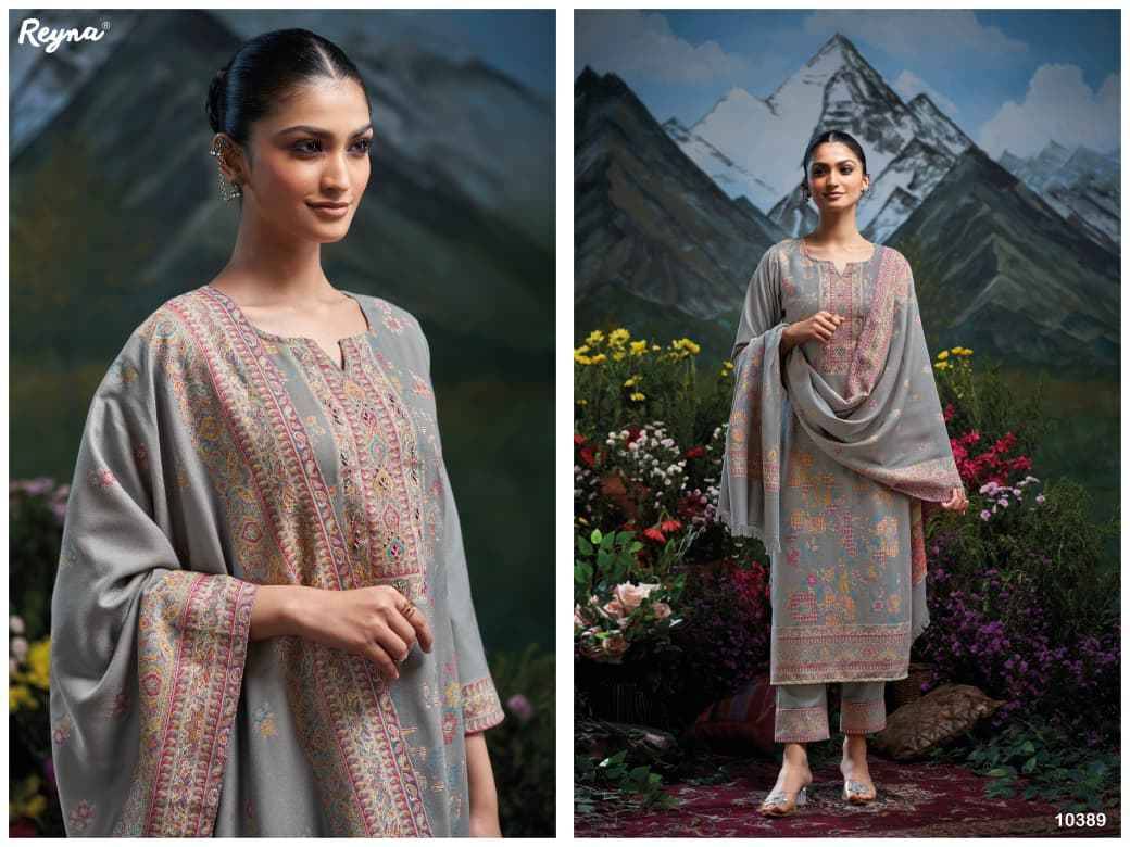 Florica By Reyna 10388 To 10393 Series Beautiful Festive Suits Colorful Stylish Fancy Casual Wear & Ethnic Wear Pure Pashmina Jacquard Dresses At Wholesale Price