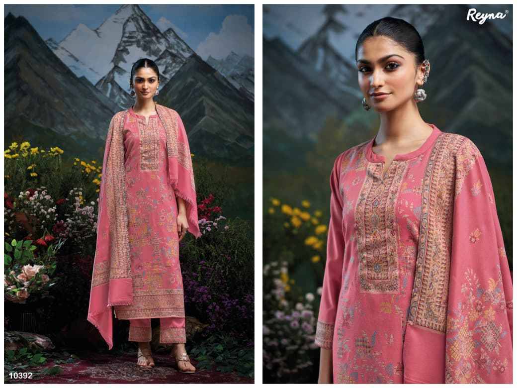 Florica By Reyna 10388 To 10393 Series Beautiful Festive Suits Colorful Stylish Fancy Casual Wear & Ethnic Wear Pure Pashmina Jacquard Dresses At Wholesale Price