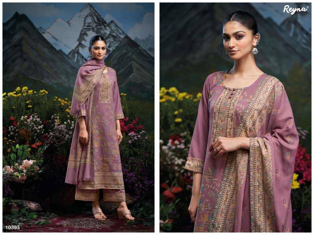 Florica By Reyna 10388 To 10393 Series Beautiful Festive Suits Colorful Stylish Fancy Casual Wear & Ethnic Wear Pure Pashmina Jacquard Dresses At Wholesale Price