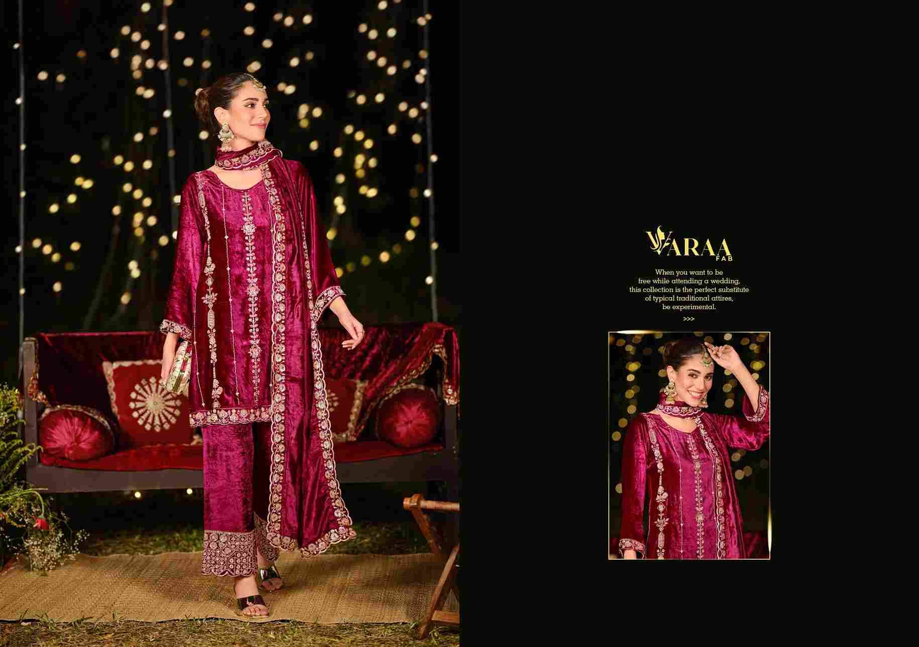 Gulbano Vol-1 By Varaa Fab 1701 To 1704 Series Beautiful Festive Suits Stylish Fancy Colorful Casual Wear & Ethnic Wear Pure Viscose Velvet Dresses At Wholesale Price