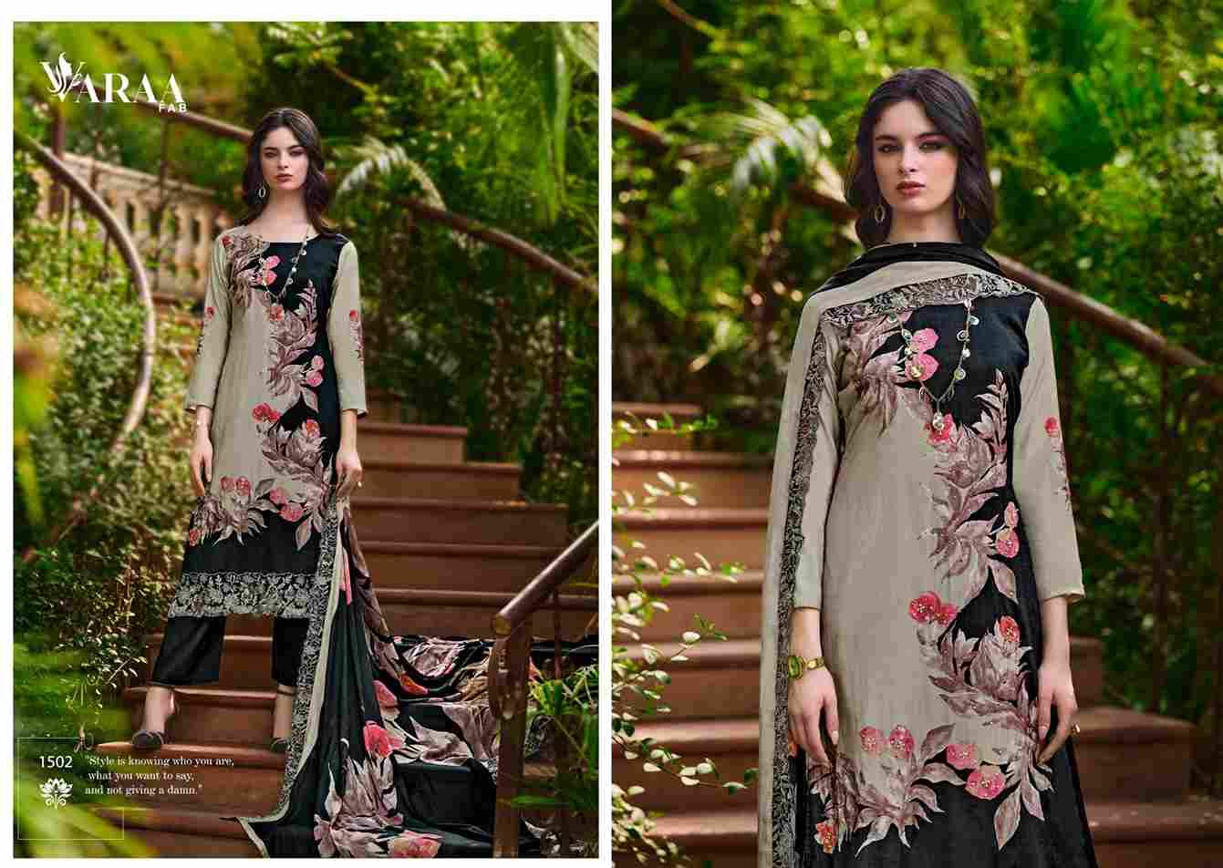 Ikisha By Varaa Fab 1501 To 1506 Series Beautiful Festive Suits Stylish Fancy Colorful Casual Wear & Ethnic Wear Pure Muslin Dresses At Wholesale Price