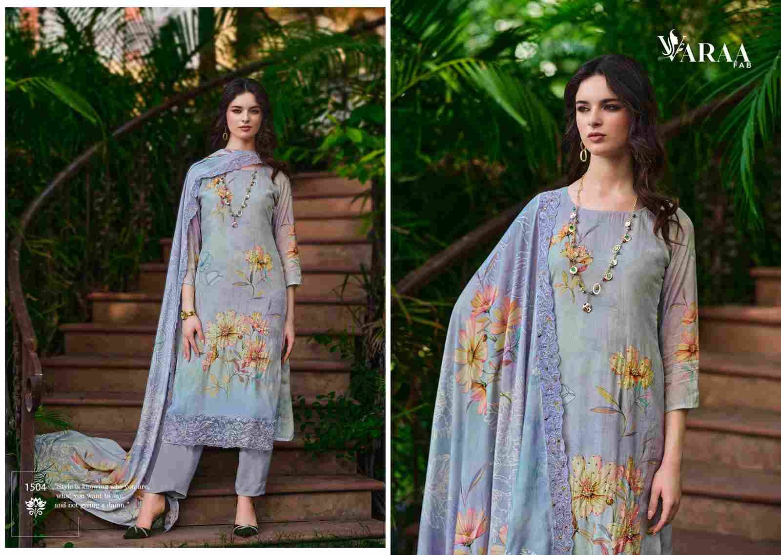 Ikisha By Varaa Fab 1501 To 1506 Series Beautiful Festive Suits Stylish Fancy Colorful Casual Wear & Ethnic Wear Pure Muslin Dresses At Wholesale Price