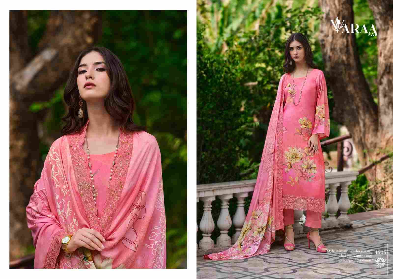 Ikisha By Varaa Fab 1501 To 1506 Series Beautiful Festive Suits Stylish Fancy Colorful Casual Wear & Ethnic Wear Pure Muslin Dresses At Wholesale Price
