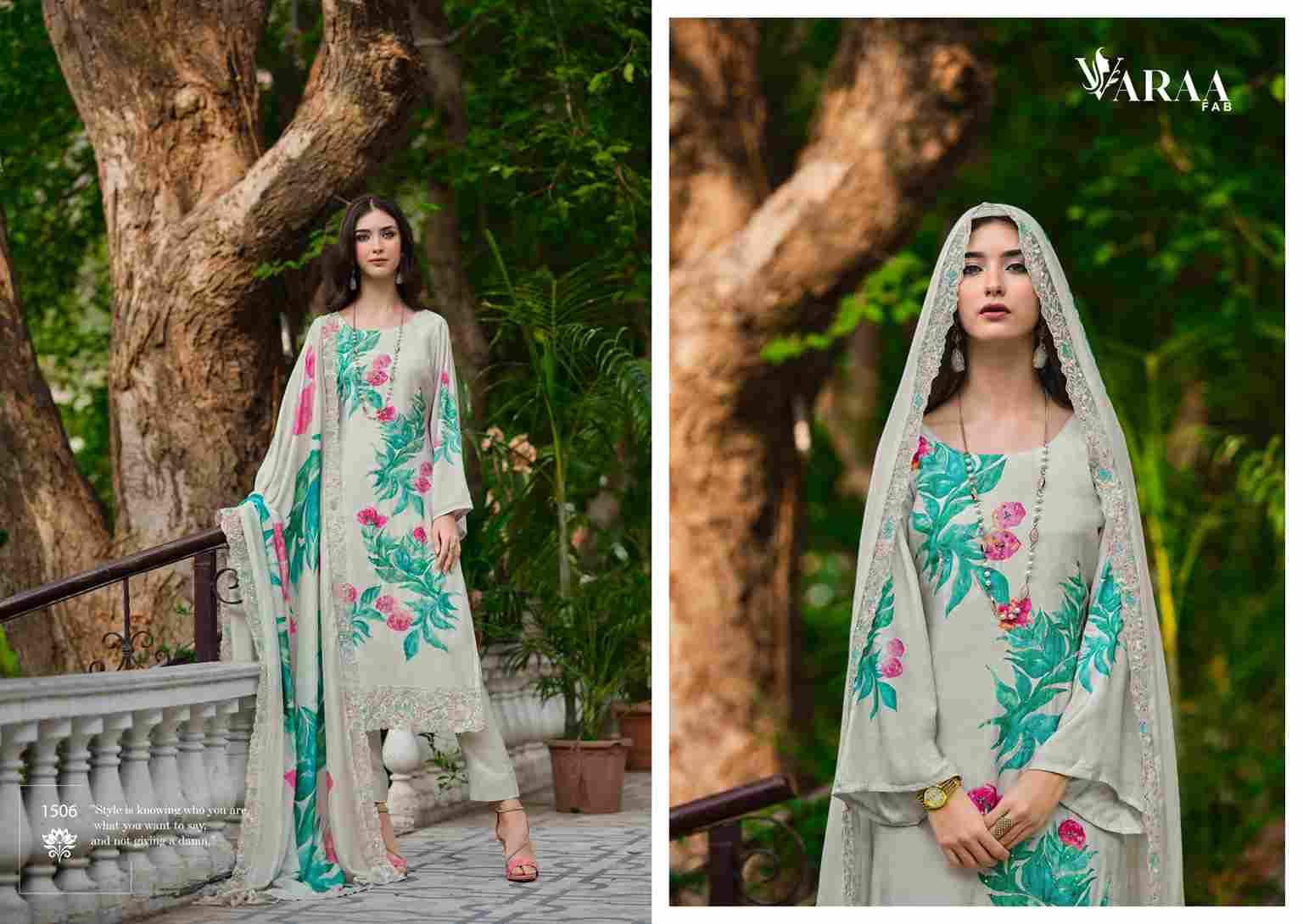 Ikisha By Varaa Fab 1501 To 1506 Series Beautiful Festive Suits Stylish Fancy Colorful Casual Wear & Ethnic Wear Pure Muslin Dresses At Wholesale Price