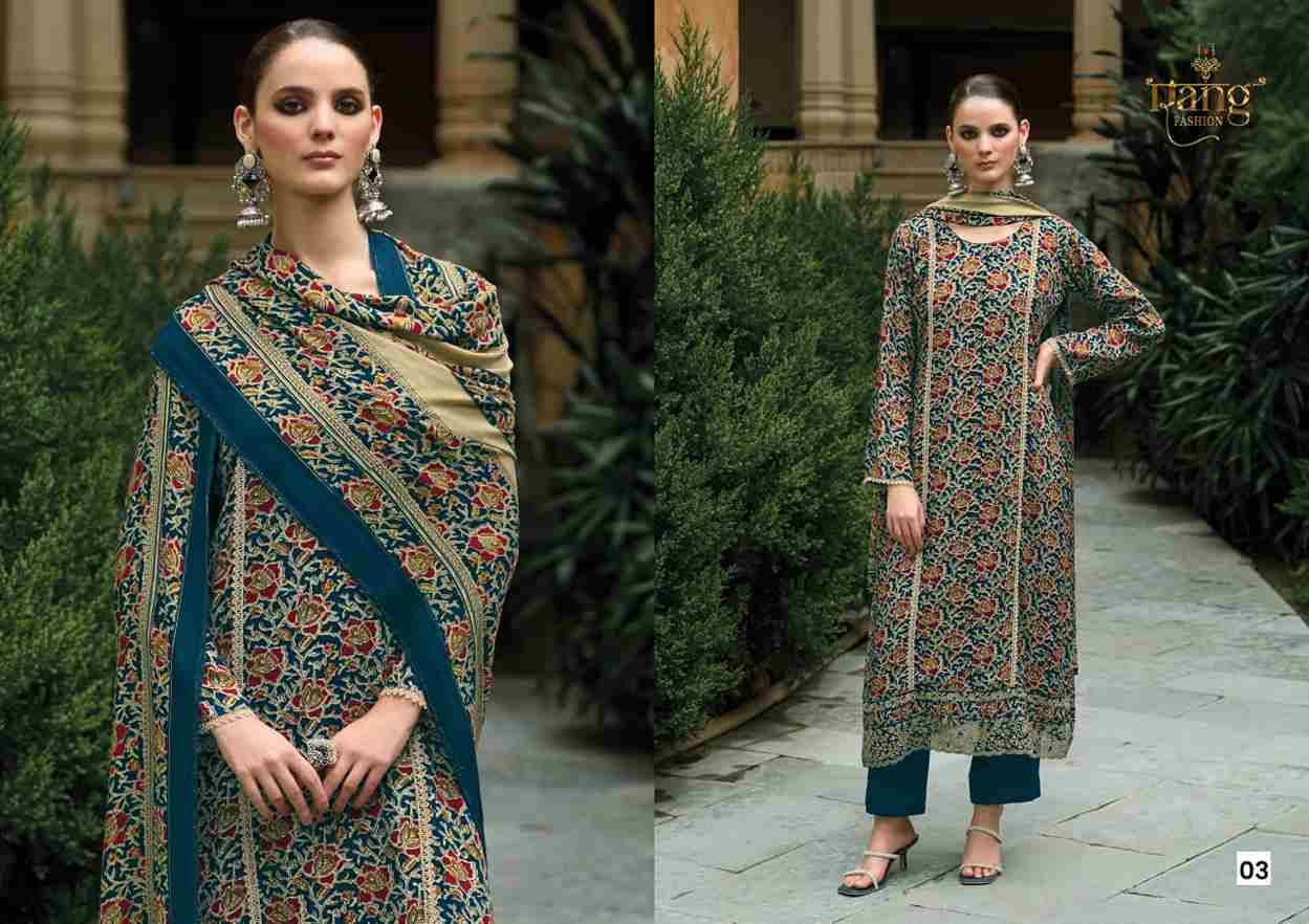 Didaar By Rang Fashion 01 To 05 Series Designer Festive Suits Beautiful Fancy Colorful Stylish Party Wear & Occasional Wear Pure Pashmina Dresses At Wholesale Price