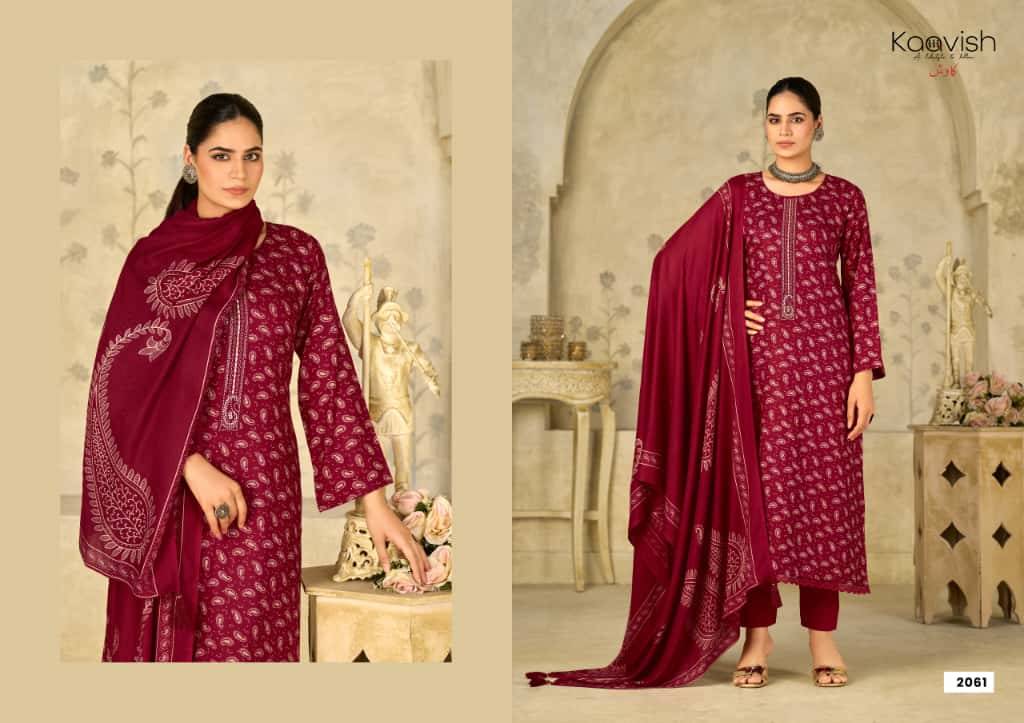 Winter Route By Kaavish 2061 To 2066 Series Beautiful Festive Suits Colorful Stylish Fancy Casual Wear & Ethnic Wear Pure Viscose Pashmina Dresses At Wholesale Price