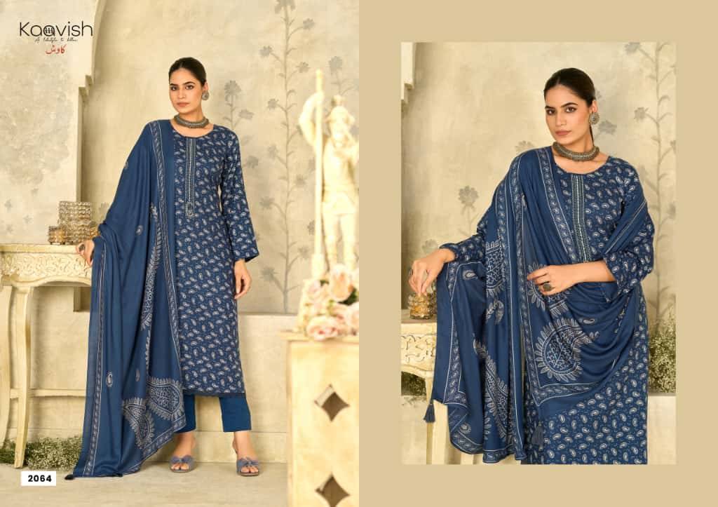 Winter Route By Kaavish 2061 To 2066 Series Beautiful Festive Suits Colorful Stylish Fancy Casual Wear & Ethnic Wear Pure Viscose Pashmina Dresses At Wholesale Price