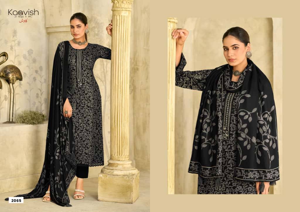 Winter Route By Kaavish 2061 To 2066 Series Beautiful Festive Suits Colorful Stylish Fancy Casual Wear & Ethnic Wear Pure Viscose Pashmina Dresses At Wholesale Price