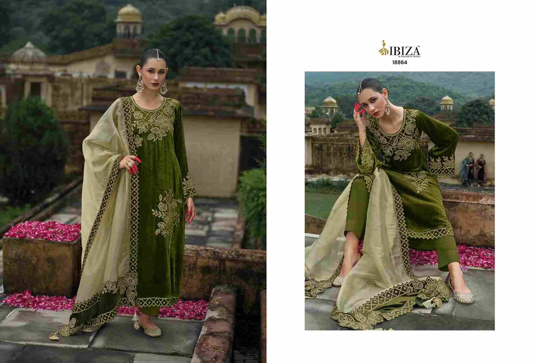 Attar By Ibiza 18861 To 18866 Series Beautiful Festive Suits Colorful Stylish Fancy Casual Wear & Ethnic Wear Pure Viscose Velvet Dresses At Wholesale Price
