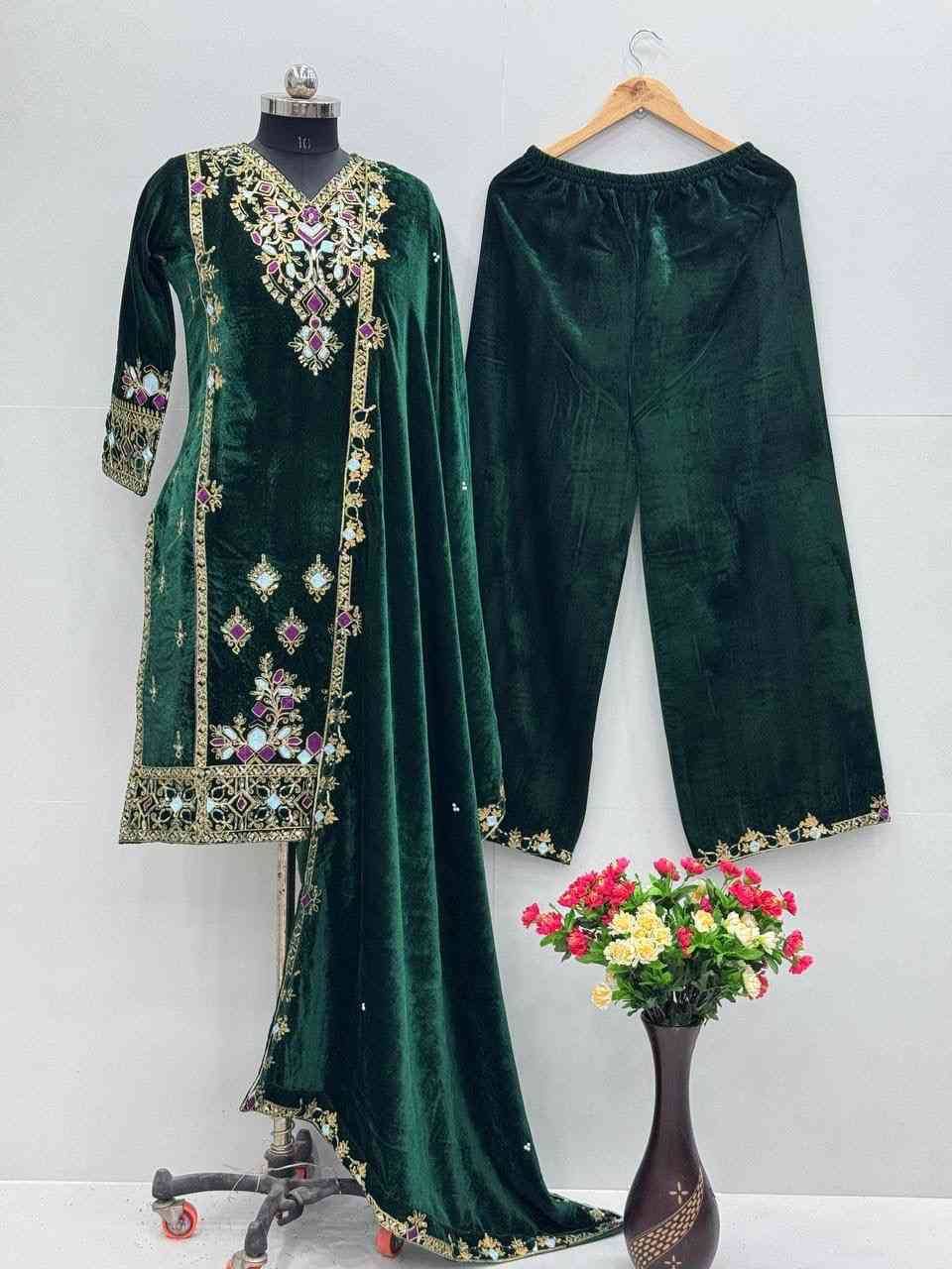 Kp-1660 By Fashid Wholesale Designer Beautiful Wedding Collection Occasional Wear & Party Wear Heavy Viscose Velvet Georgette Lehengas At Wholesale Price