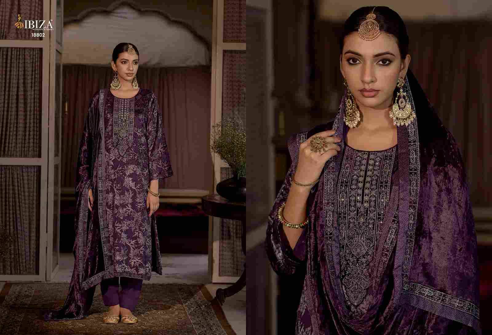Kalasheel By Ibiza 18801 To 18804 Series Beautiful Festive Suits Colorful Stylish Fancy Casual Wear & Ethnic Wear Pure Viscose Velvet Dresses At Wholesale Price