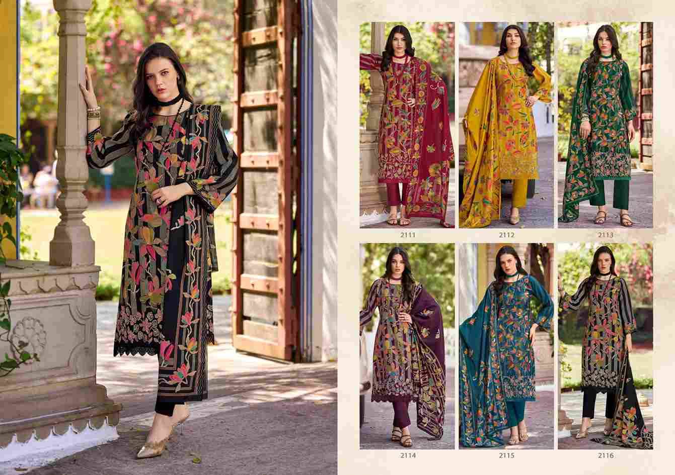 Naira By Riana 2111 To 2116 Series Beautiful Stylish Suits Fancy Colorful Casual Wear & Ethnic Wear & Ready To Wear Pure Muslin Dresses At Wholesale Price