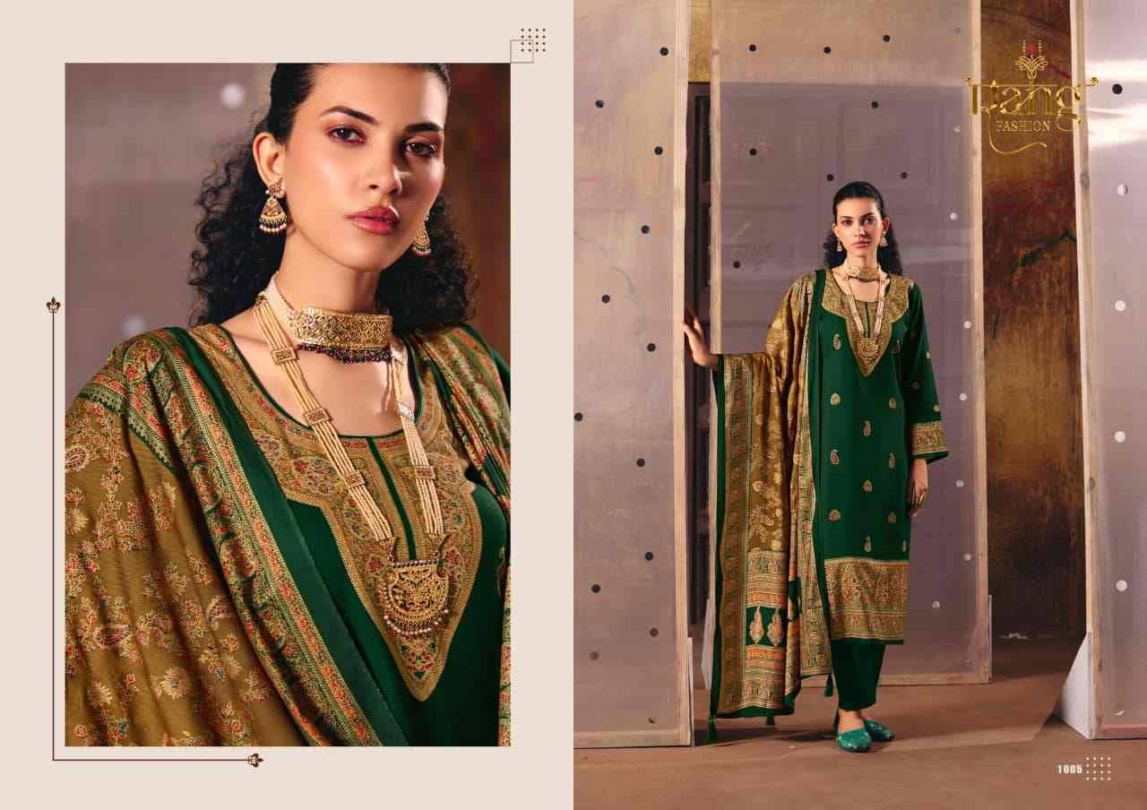 Jamawar By Rang Fashion 1001 To 1006 Series Designer Festive Suits Beautiful Fancy Colorful Stylish Party Wear & Occasional Wear Pure Pashmina Dresses At Wholesale Price