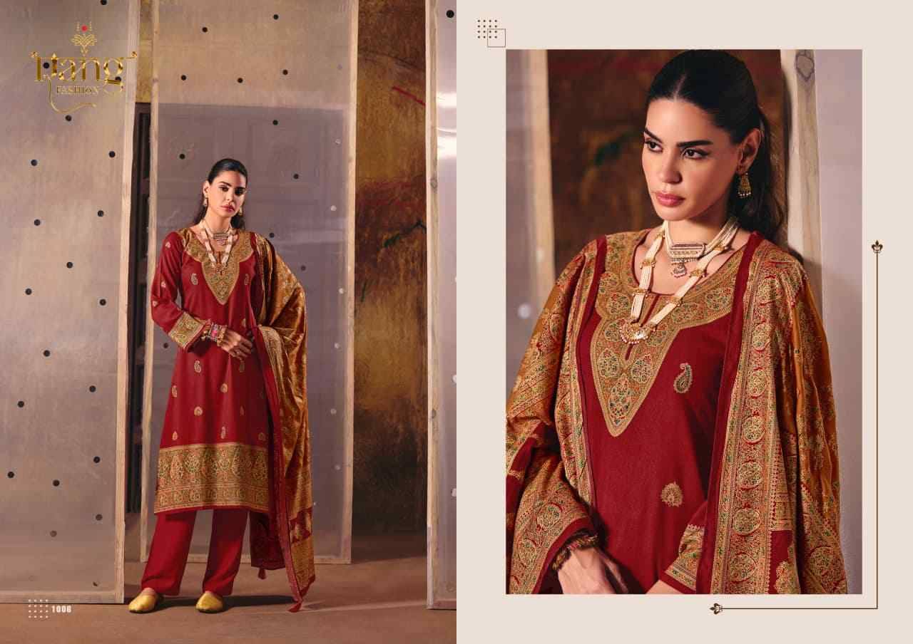 Jamawar By Rang Fashion 1001 To 1006 Series Designer Festive Suits Beautiful Fancy Colorful Stylish Party Wear & Occasional Wear Pure Pashmina Dresses At Wholesale Price
