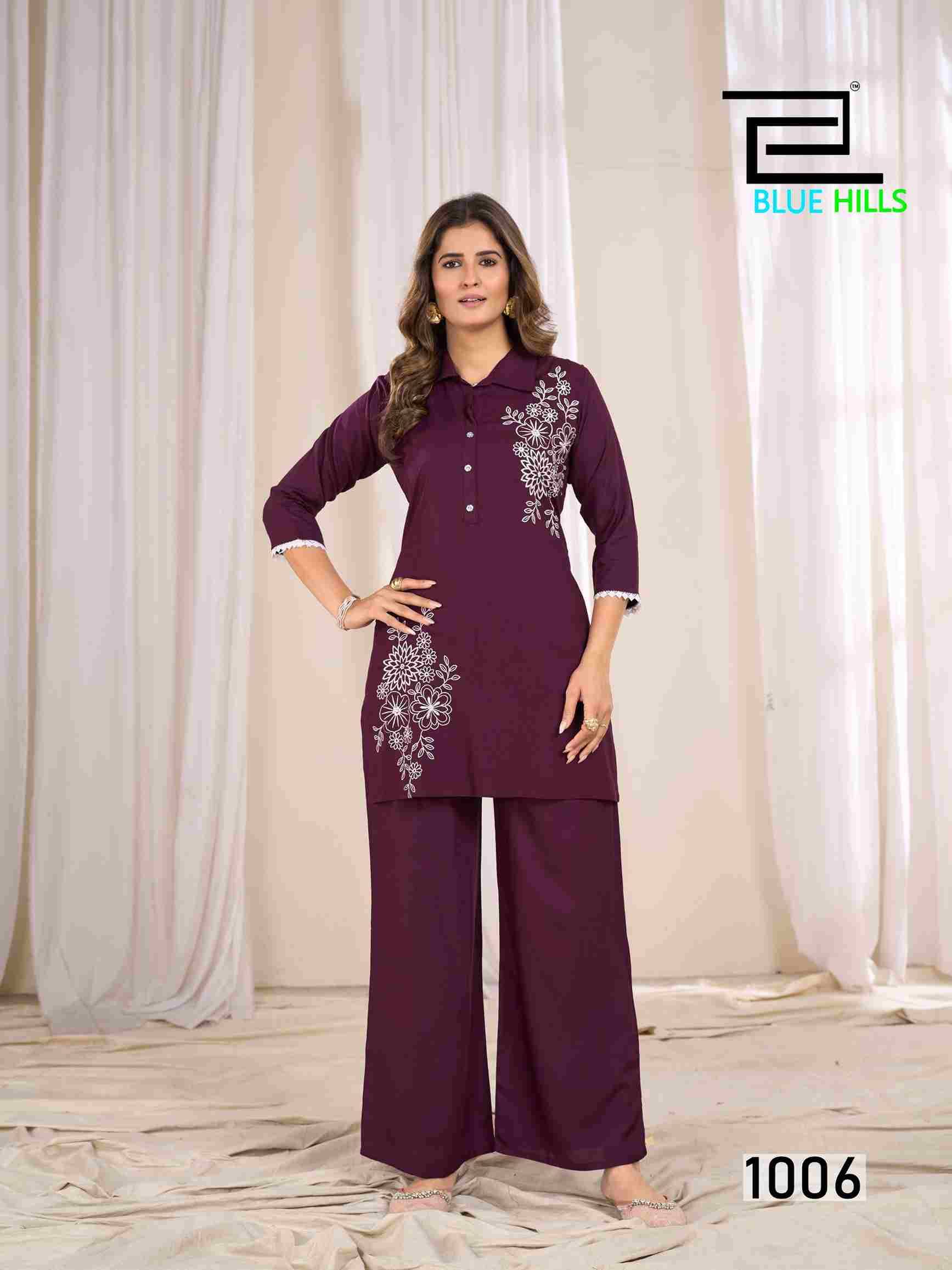 Blast By Blue Hills 1001 To 1006 Series Designer Stylish Fancy Colorful Beautiful Party Wear & Ethnic Wear Collection Heavy Rayon Co-Ord At Wholesale Price