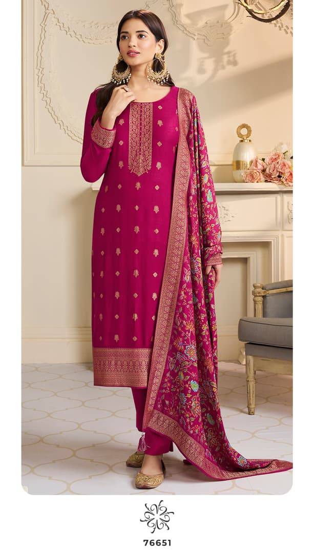 Kervin Ananta Vol-3 By Vinay Fashion 76651 To 76656 Series Beautiful Suits Colorful Stylish Fancy Casual Wear & Ethnic Wear Viscose Pashmina Dresses At Wholesale Price