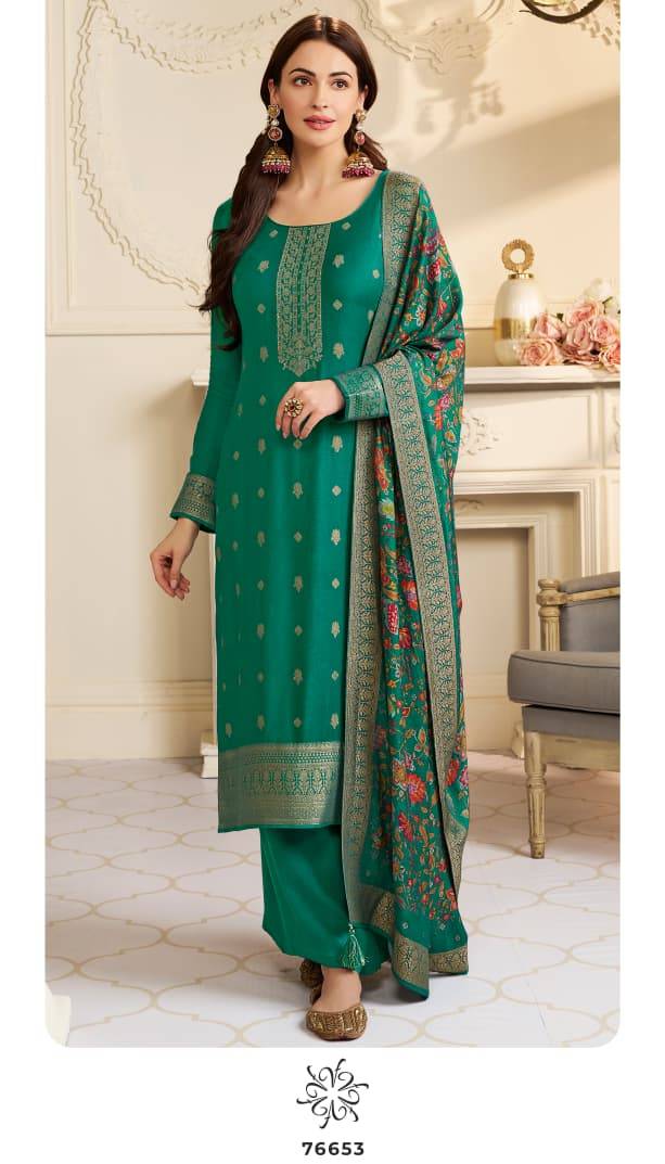 Kervin Ananta Vol-3 By Vinay Fashion 76651 To 76656 Series Beautiful Suits Colorful Stylish Fancy Casual Wear & Ethnic Wear Viscose Pashmina Dresses At Wholesale Price