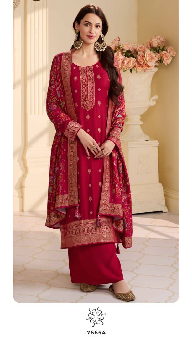 Kervin Ananta Vol-3 By Vinay Fashion 76651 To 76656 Series Beautiful Suits Colorful Stylish Fancy Casual Wear & Ethnic Wear Viscose Pashmina Dresses At Wholesale Price