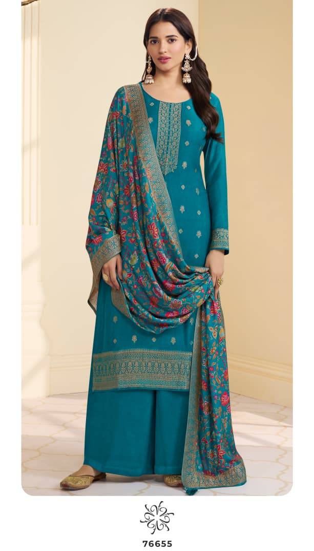 Kervin Ananta Vol-3 By Vinay Fashion 76651 To 76656 Series Beautiful Suits Colorful Stylish Fancy Casual Wear & Ethnic Wear Viscose Pashmina Dresses At Wholesale Price