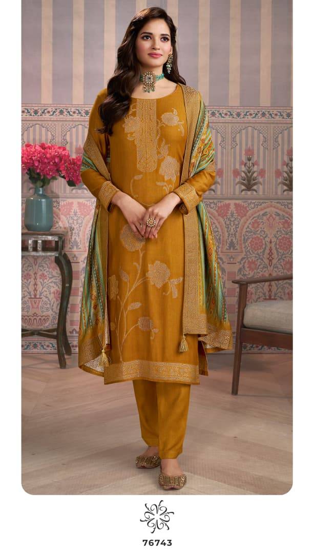 Kervin Ananta Vol-6 By Vinay Fashion 76741 To 76746 Series Beautiful Suits Colorful Stylish Fancy Casual Wear & Ethnic Wear Viscose Pashmina Dresses At Wholesale Price