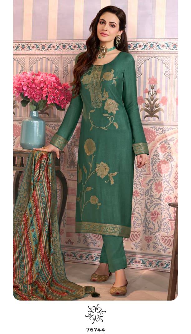 Kervin Ananta Vol-6 By Vinay Fashion 76741 To 76746 Series Beautiful Suits Colorful Stylish Fancy Casual Wear & Ethnic Wear Viscose Pashmina Dresses At Wholesale Price
