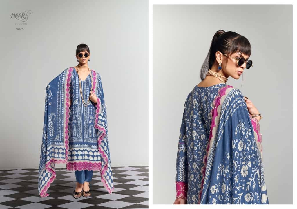 Wow By Kimora Fashion 9821 To 9826 Series Designer Festive Suits Collection Beautiful Stylish Fancy Colorful Party Wear & Occasional Wear Pure Muslin Dresses At Wholesale Price