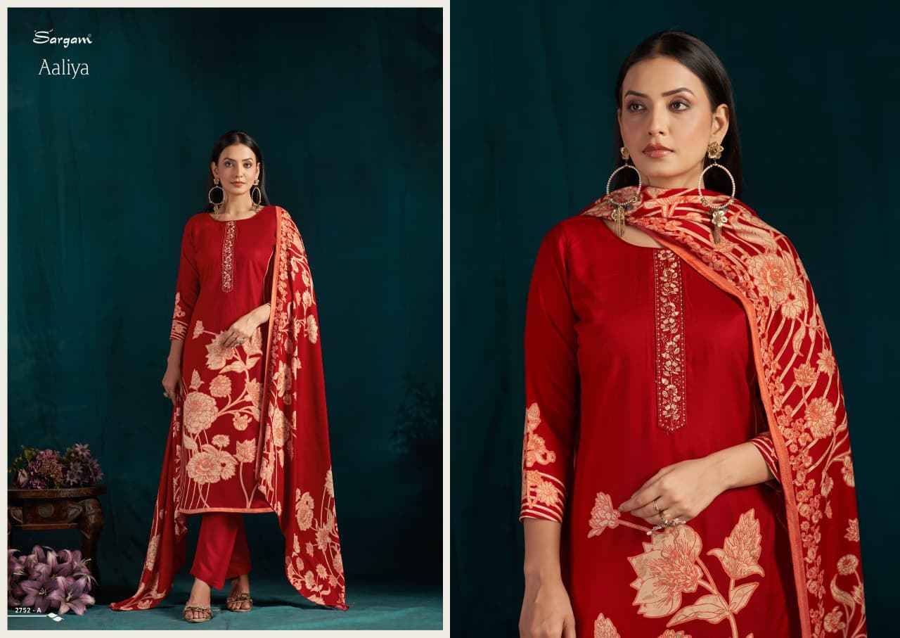 Aaliya By Sargam Prints 2752-A To 2752-D Series Beautiful Festive Suits Stylish Fancy Colorful Casual Wear & Ethnic Wear Pure Viscose Pashmina Dresses At Wholesale Price