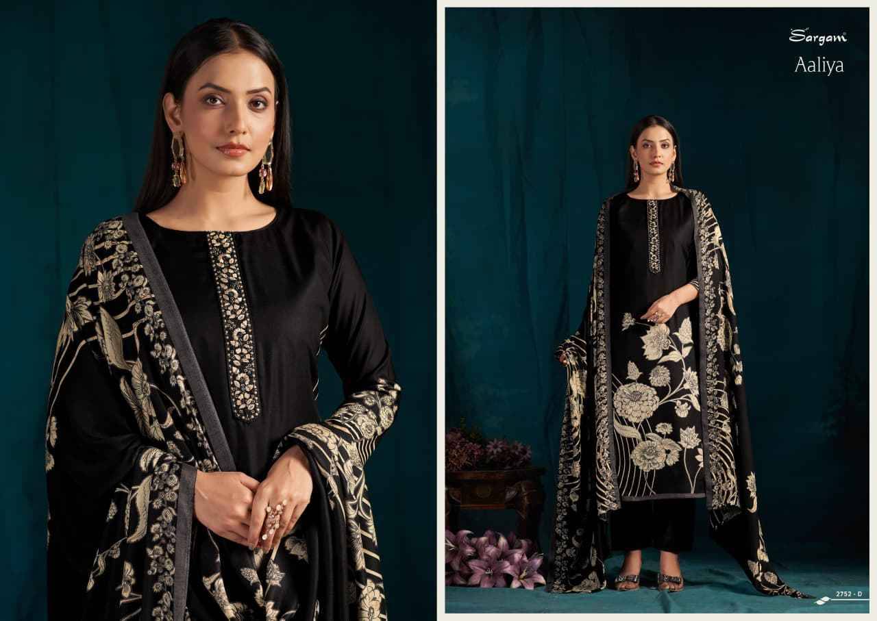 Aaliya By Sargam Prints 2752-A To 2752-D Series Beautiful Festive Suits Stylish Fancy Colorful Casual Wear & Ethnic Wear Pure Viscose Pashmina Dresses At Wholesale Price