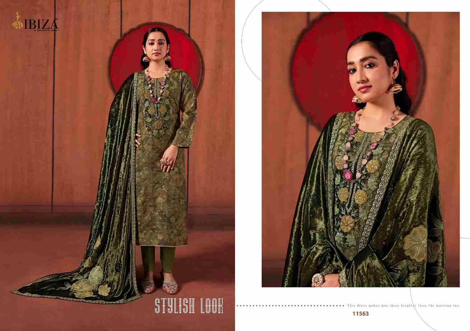 Tatva By Ibiza 11563 To 11566 Series Beautiful Festive Suits Colorful Stylish Fancy Casual Wear & Ethnic Wear Pure Silk Jacquard Dresses At Wholesale Price