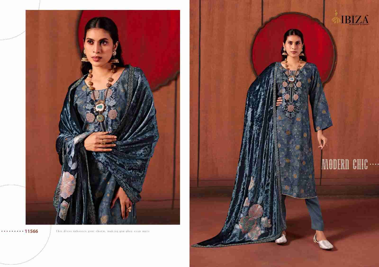 Tatva By Ibiza 11563 To 11566 Series Beautiful Festive Suits Colorful Stylish Fancy Casual Wear & Ethnic Wear Pure Silk Jacquard Dresses At Wholesale Price