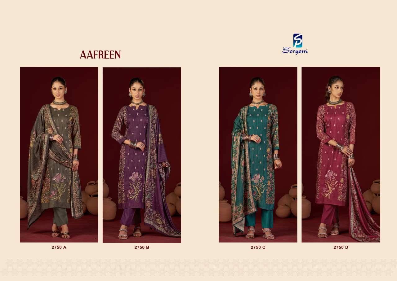 Aafreen By Sargam Prints 2750-A To 2750-D Series Beautiful Festive Suits Stylish Fancy Colorful Casual Wear & Ethnic Wear Pure Viscose Pashmina Dresses At Wholesale Price