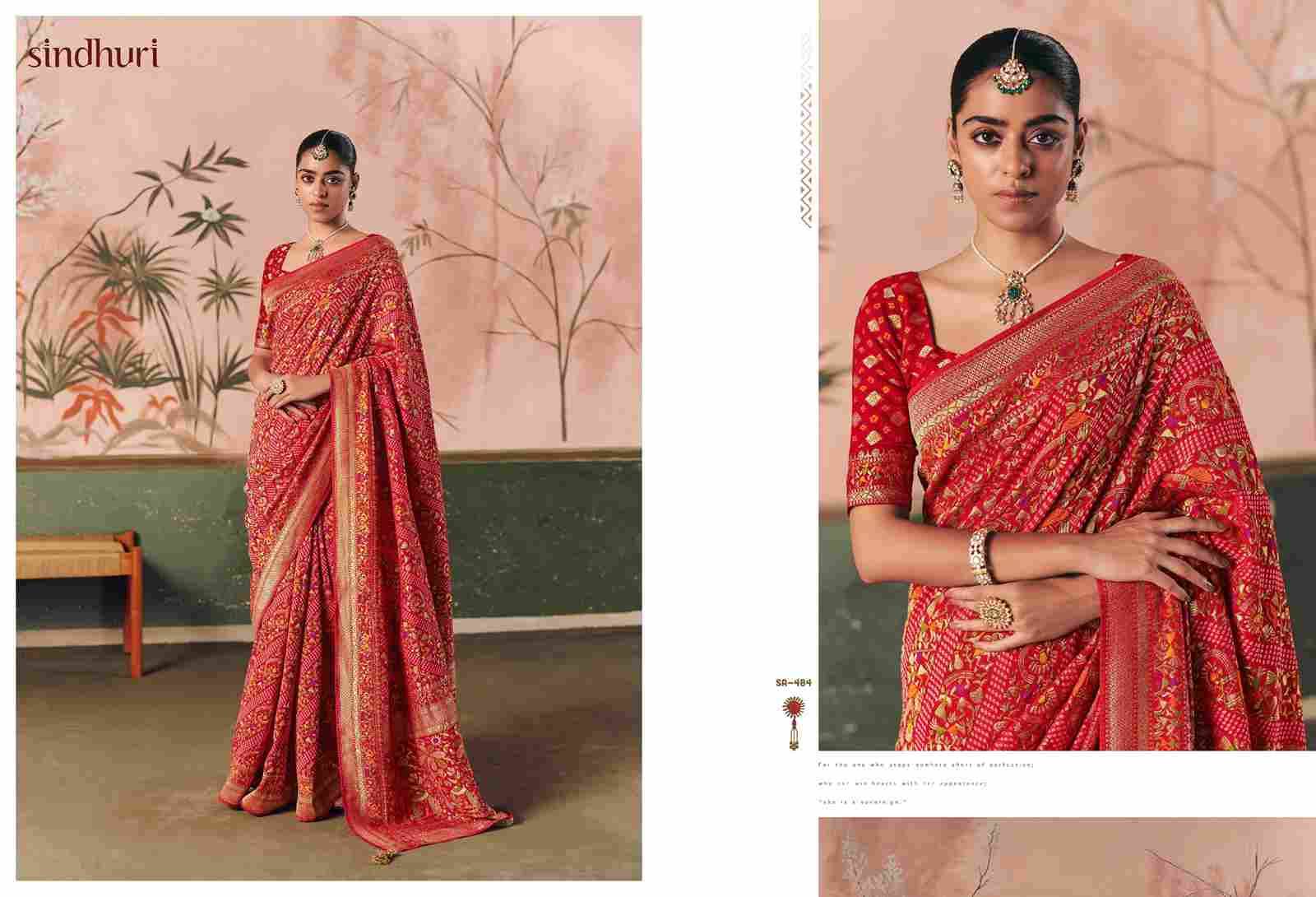 Bindiya By Kimora Fashion 481 To 491 Series Indian Traditional Wear Collection Beautiful Stylish Fancy Colorful Party Wear & Occasional Wear Pure Georgette Sarees At Wholesale Price