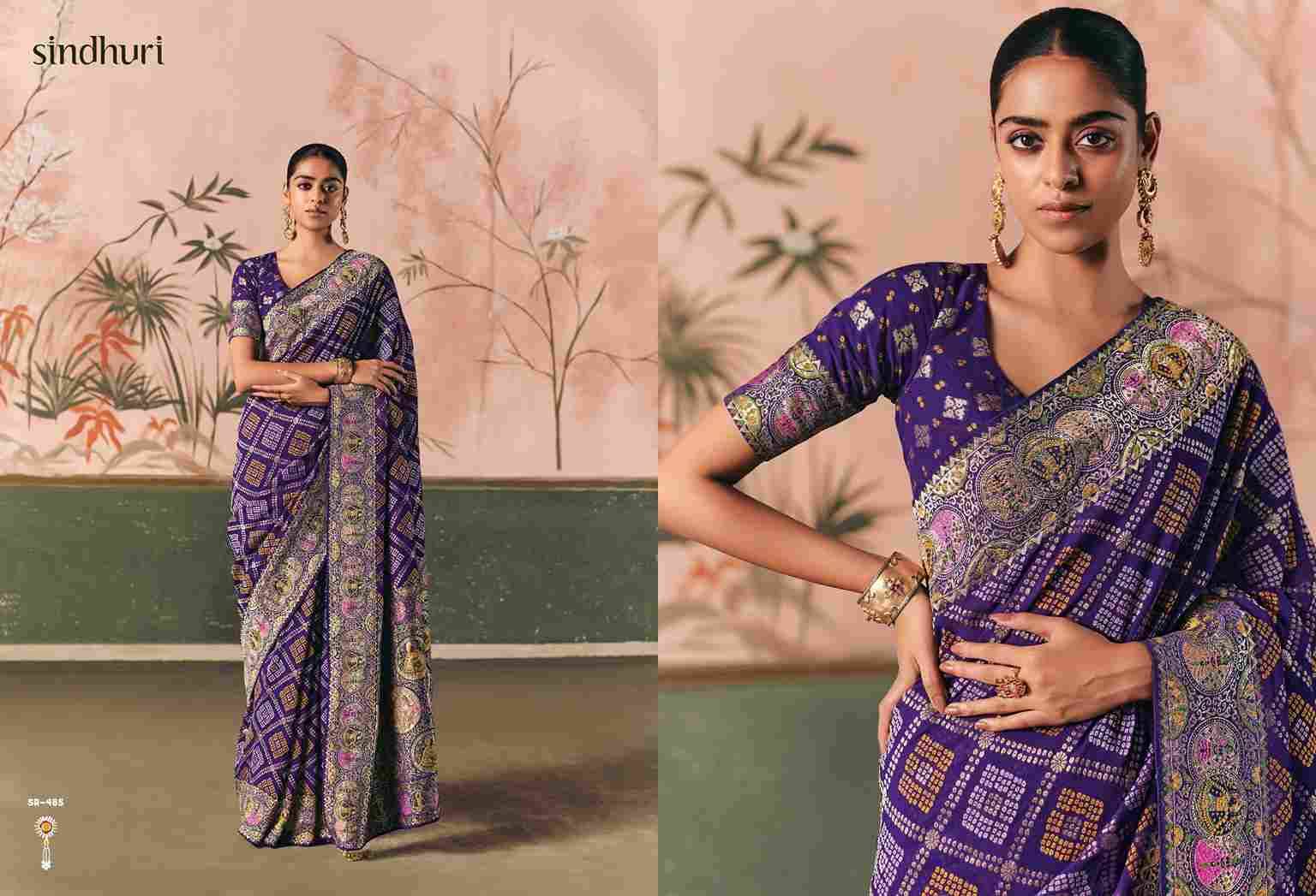 Bindiya By Kimora Fashion 481 To 491 Series Indian Traditional Wear Collection Beautiful Stylish Fancy Colorful Party Wear & Occasional Wear Pure Georgette Sarees At Wholesale Price