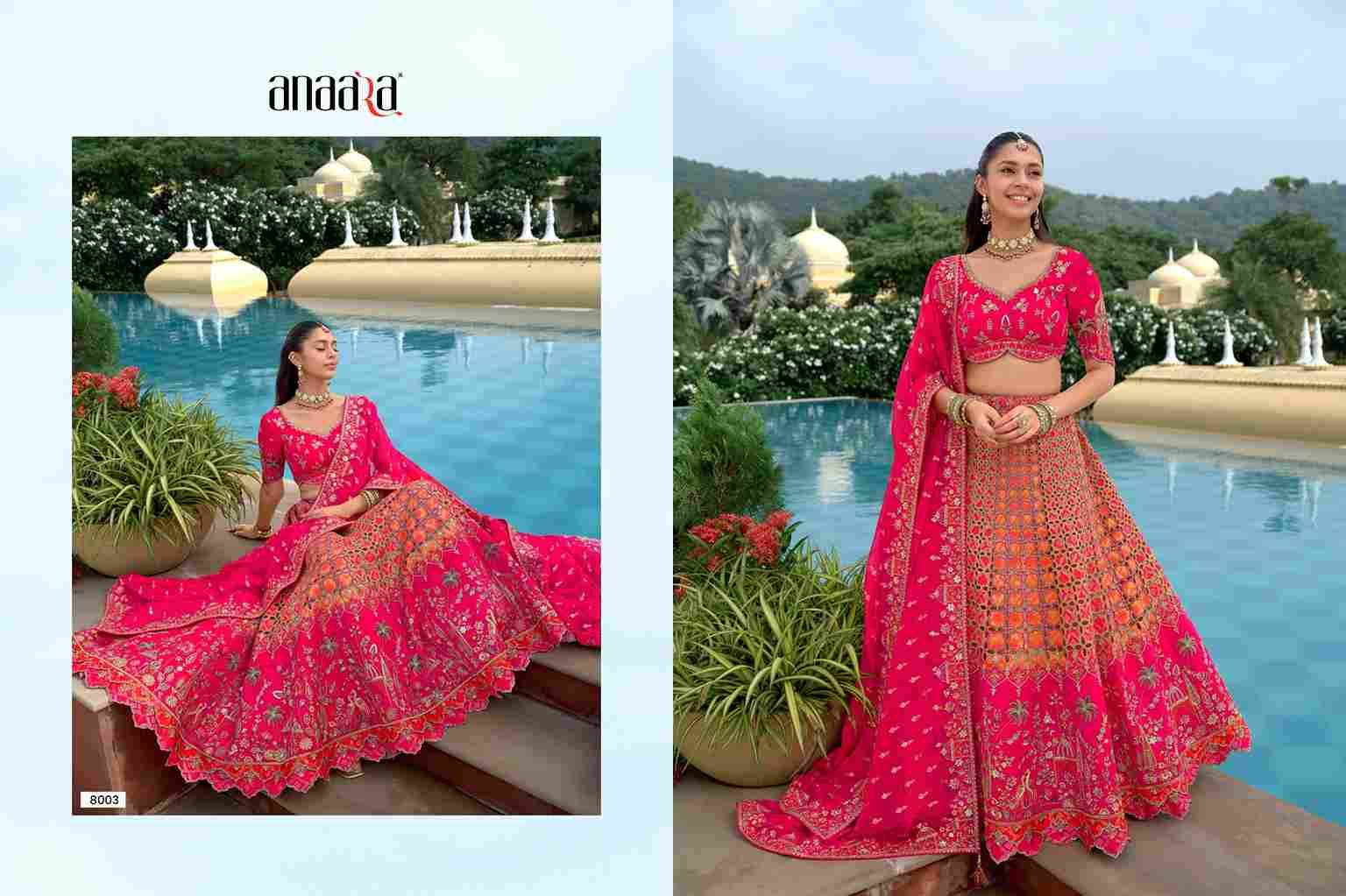 Anaara 8001 Series By Tathastu 8001 To 8010 Series Indian Traditional Wear Bridal Collection Beautiful Stylish Fancy Colorful Party Wear & Occasional Wear Silk Lehengas At Wholesale Price