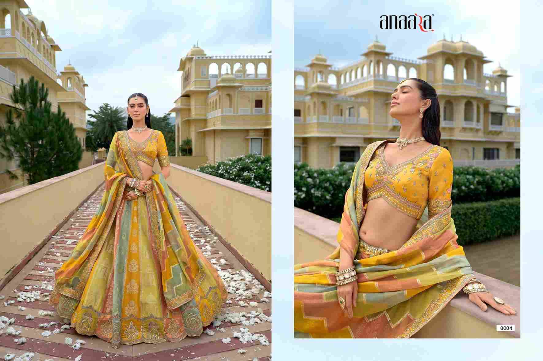 Anaara 8001 Series By Tathastu 8001 To 8010 Series Indian Traditional Wear Bridal Collection Beautiful Stylish Fancy Colorful Party Wear & Occasional Wear Silk Lehengas At Wholesale Price