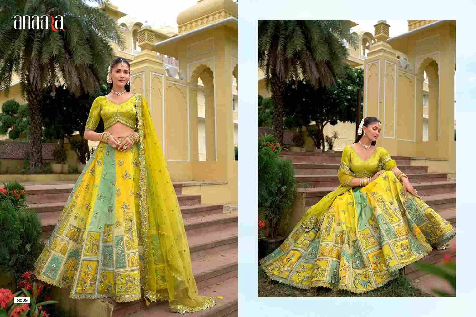 Anaara 8001 Series By Tathastu 8001 To 8010 Series Indian Traditional Wear Bridal Collection Beautiful Stylish Fancy Colorful Party Wear & Occasional Wear Silk Lehengas At Wholesale Price