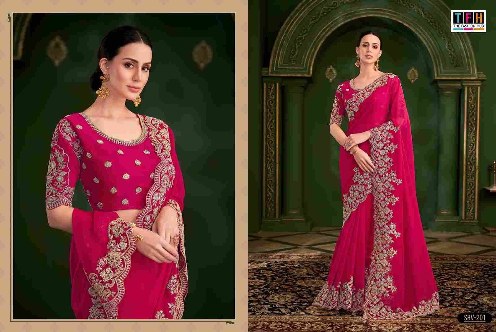 Sarvaratna Vol-2 By TFH 201 To 212 Series Indian Traditional Wear Collection Beautiful Stylish Fancy Colorful Party Wear & Occasional Wear Satin Silk/Georgette Sarees At Wholesale Price