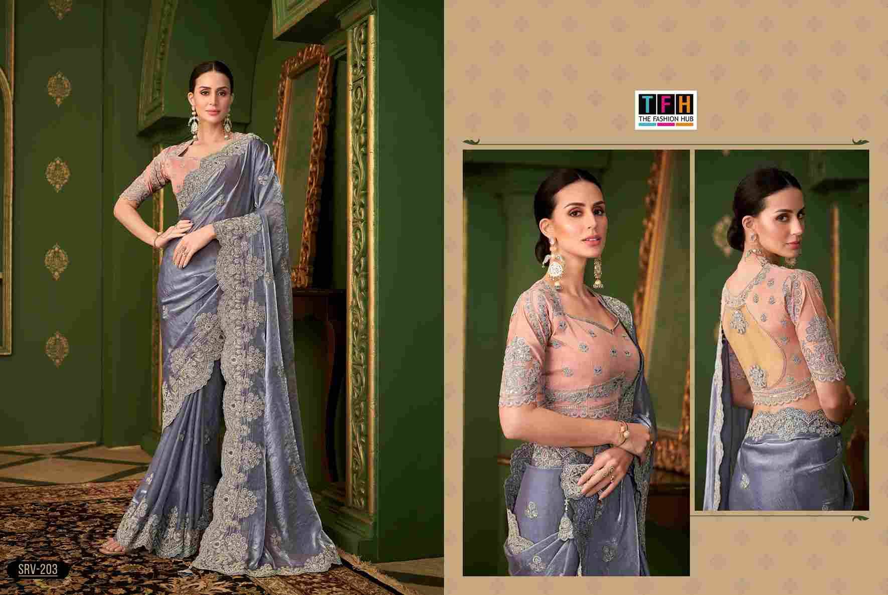 Sarvaratna Vol-2 By TFH 201 To 212 Series Indian Traditional Wear Collection Beautiful Stylish Fancy Colorful Party Wear & Occasional Wear Satin Silk/Georgette Sarees At Wholesale Price