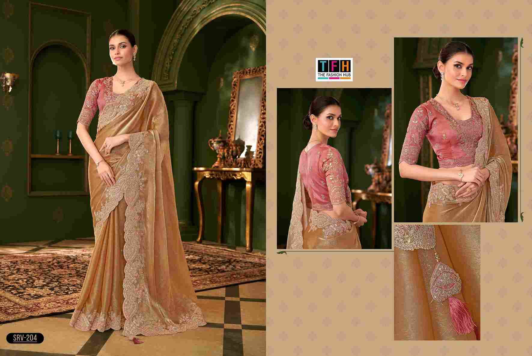 Sarvaratna Vol-2 By TFH 201 To 212 Series Indian Traditional Wear Collection Beautiful Stylish Fancy Colorful Party Wear & Occasional Wear Satin Silk/Georgette Sarees At Wholesale Price