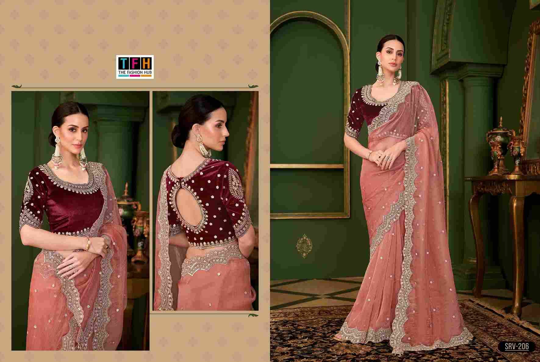 Sarvaratna Vol-2 By TFH 201 To 212 Series Indian Traditional Wear Collection Beautiful Stylish Fancy Colorful Party Wear & Occasional Wear Satin Silk/Georgette Sarees At Wholesale Price