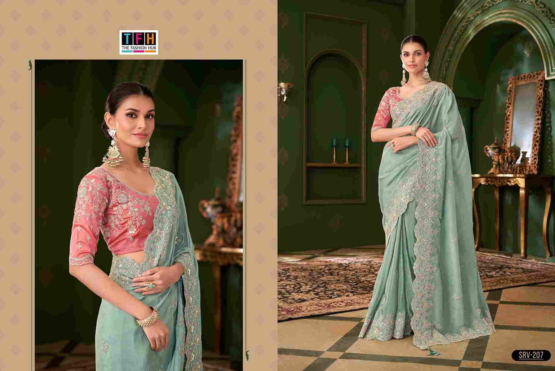 Sarvaratna Vol-2 By TFH 201 To 212 Series Indian Traditional Wear Collection Beautiful Stylish Fancy Colorful Party Wear & Occasional Wear Satin Silk/Georgette Sarees At Wholesale Price