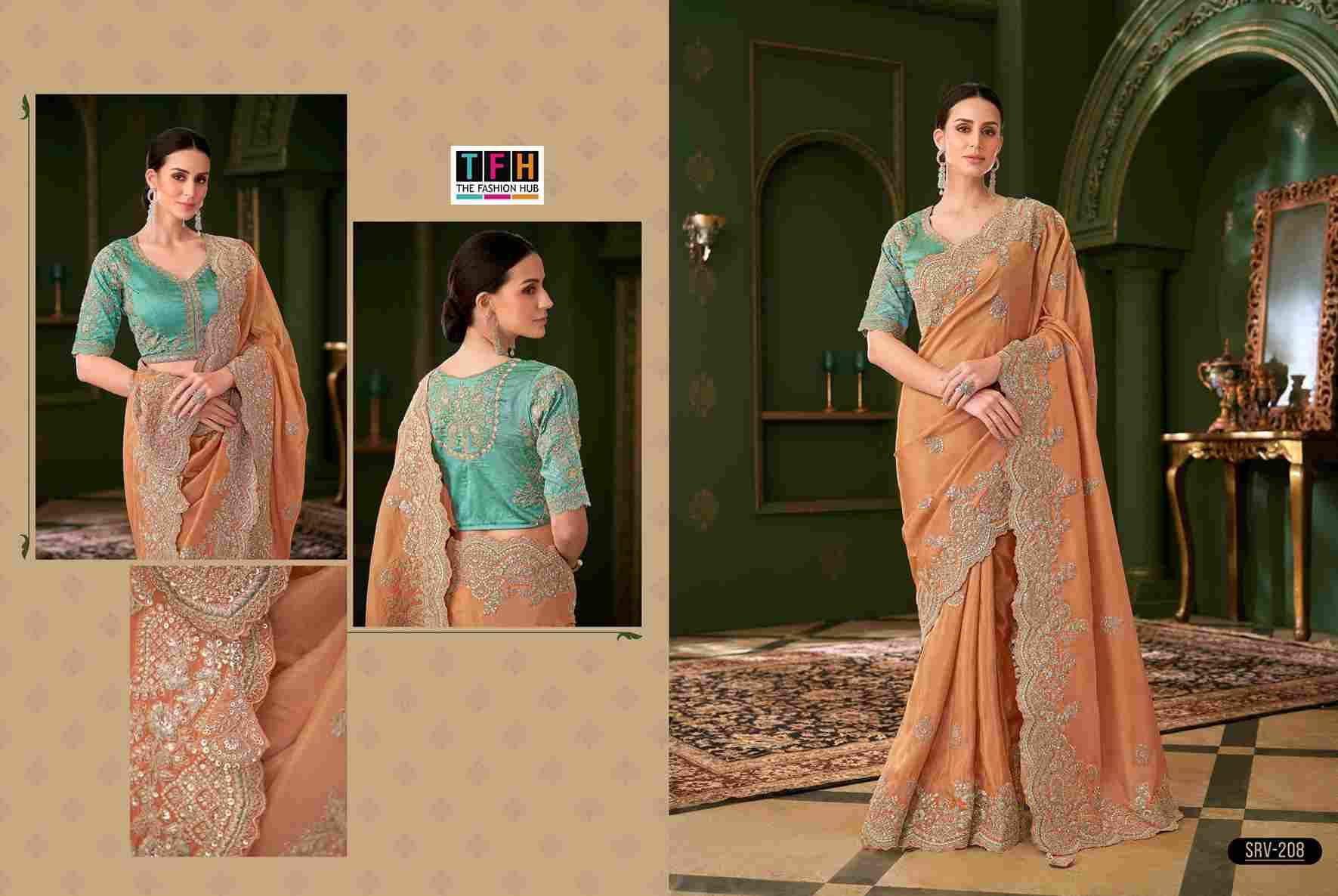 Sarvaratna Vol-2 By TFH 201 To 212 Series Indian Traditional Wear Collection Beautiful Stylish Fancy Colorful Party Wear & Occasional Wear Satin Silk/Georgette Sarees At Wholesale Price