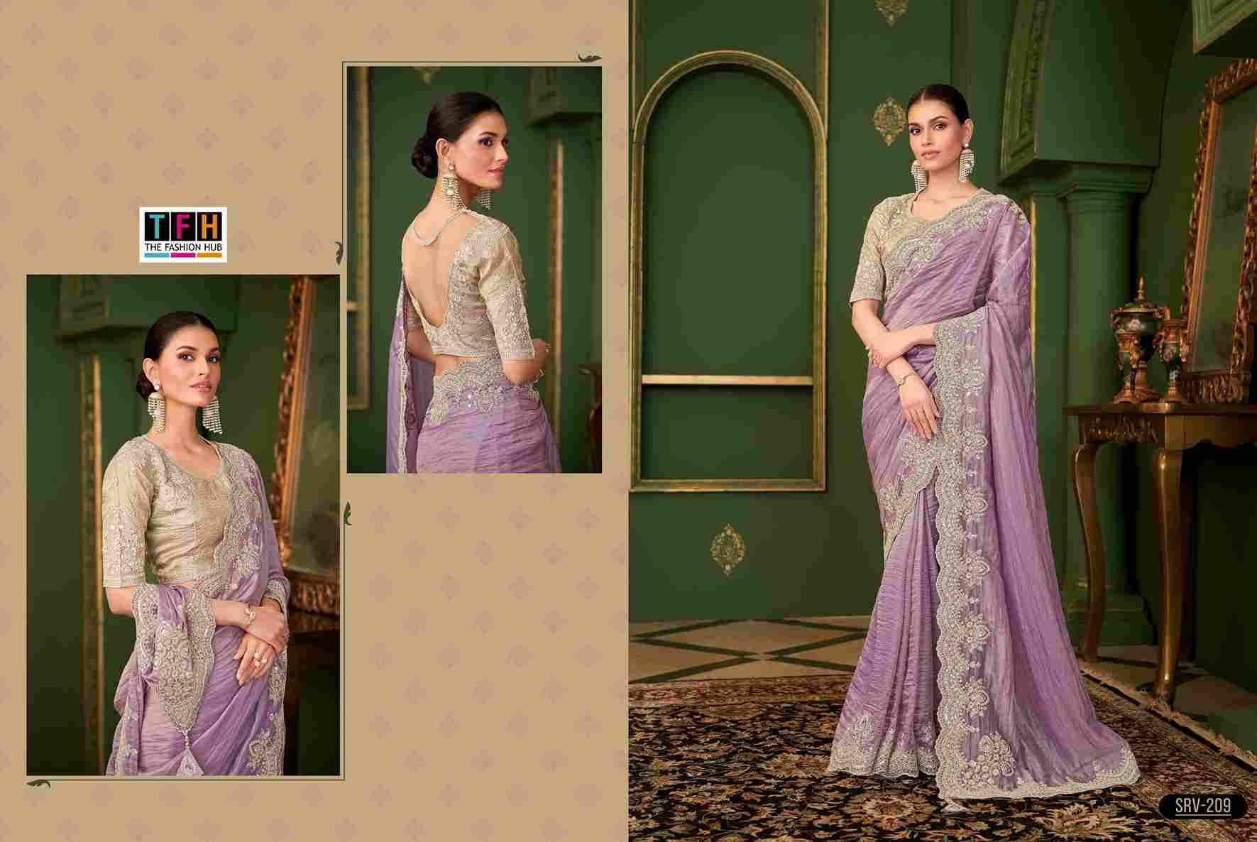 Sarvaratna Vol-2 By TFH 201 To 212 Series Indian Traditional Wear Collection Beautiful Stylish Fancy Colorful Party Wear & Occasional Wear Satin Silk/Georgette Sarees At Wholesale Price