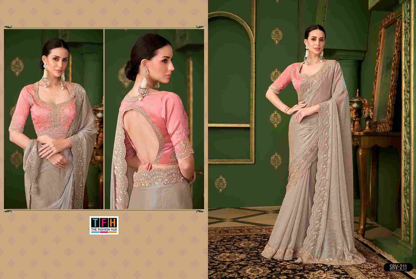 Sarvaratna Vol-2 By TFH 201 To 212 Series Indian Traditional Wear Collection Beautiful Stylish Fancy Colorful Party Wear & Occasional Wear Satin Silk/Georgette Sarees At Wholesale Price