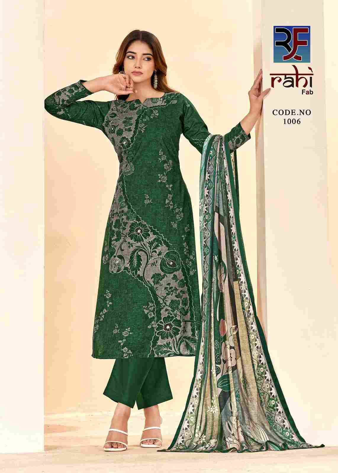 Rising Silver By Rahi Fab 1001 To 1008 Series Beautiful Pakistani Suits Stylish Fancy Colorful Party Wear & Occasional Wear Pure Cotton Dresses At Wholesale Price